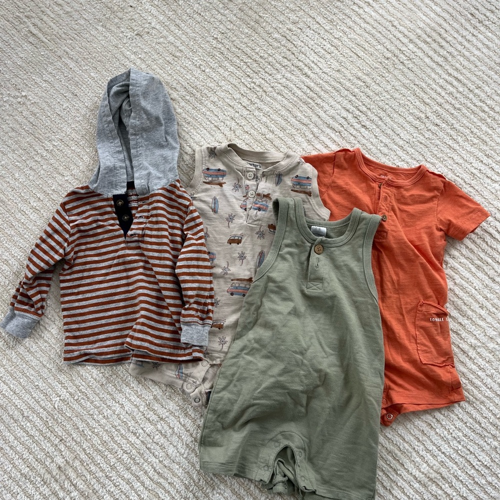 baby boy clothes. Mostly carters size 12 months
